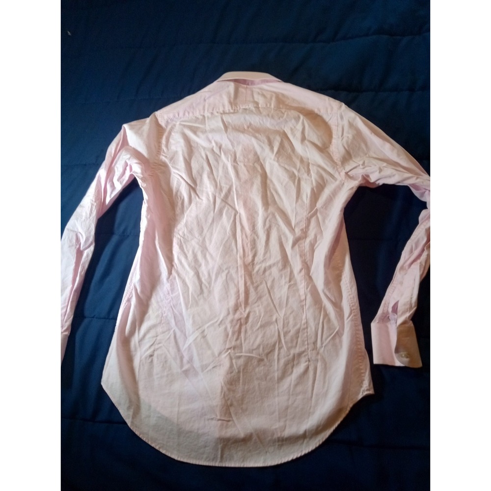 Charles Trywhitt Shirt Mens 16 36 Pink Check Tailored Fit‎ Dress Button Up - Picture 5 of 5